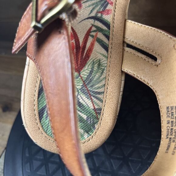 BOC Corrie Women's Size 10M Platform Wedge Brown Open Toe Buckle Sandals - Picture 7 of 10